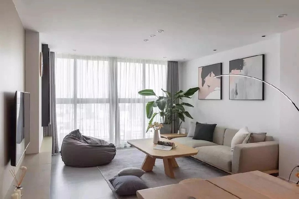 120㎡日式+北歐開放式布局，粉色調清新文（wén）藝（yì），享受舒適生（shēng）活（huó）