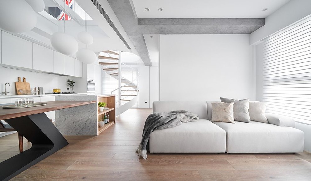 北歐Loft 雙層公寓，一家四口的輕暖日（rì）常